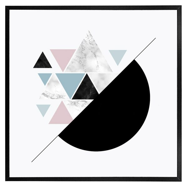 Benjamin Tate Design Triangles & semi circle pattern (Picture Frame)