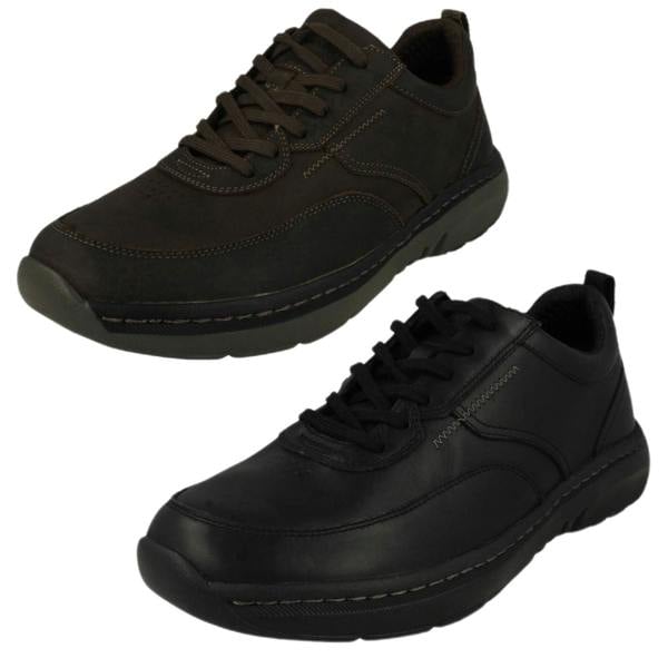 Clarks Mens Clarks Lace Up Casual Shoes Clarks Pro Lace
