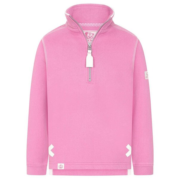 Lazy Jacks LJ3C - Girls 1/4 Zip - Candy floss