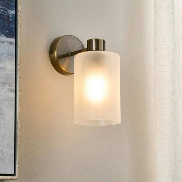 Pagazzi Lighting Kingsholm Antique Brass Wall Light