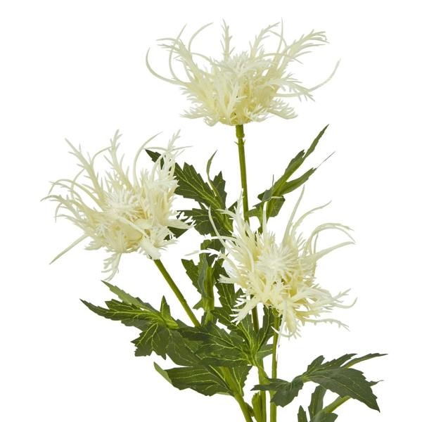 Wyld Haus Set of 3 Artificial Flowers Cream Sea Holly Sprays