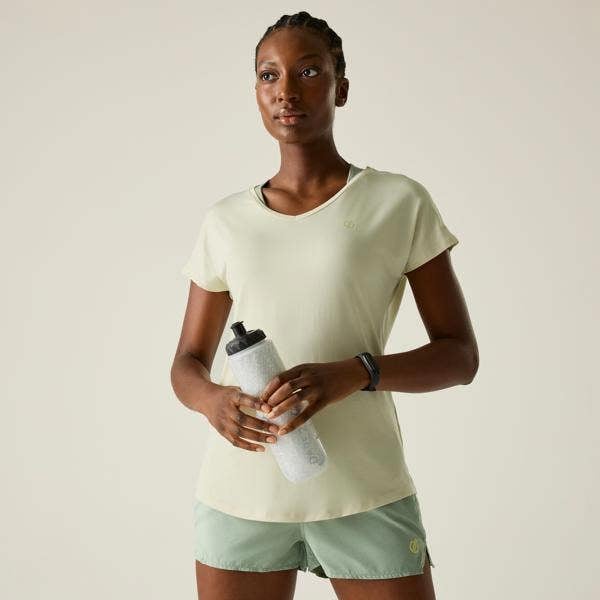 Dare 2B Womens/Ladies Vigilant Active T-Shirt - Almond Milk