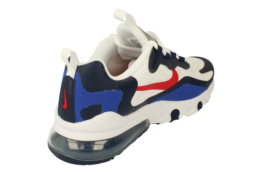 Nike Air Max 270 React GS CZ5582  100 - White University Red 100 - Photo 2