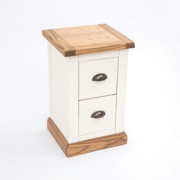 Cabinet Bits Tropea 2 Drawer Petite Bedside Table