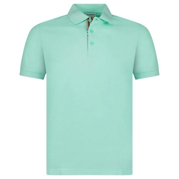 Burberry 'Hartford' Check Polo Mint - chancefashionco