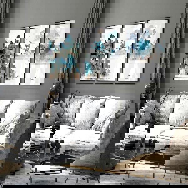 Japan art prints | set of 3 wall art prints for living room