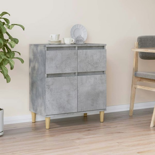 Berkfield Sideboard Concrete Grey 60x35x70 cm Engineered Wood
