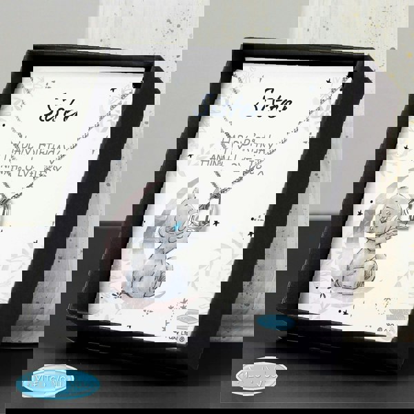 Personalised Memento Company Personalised Moon & Stars Me To You Sentiment Silver Tone Necklace and Box