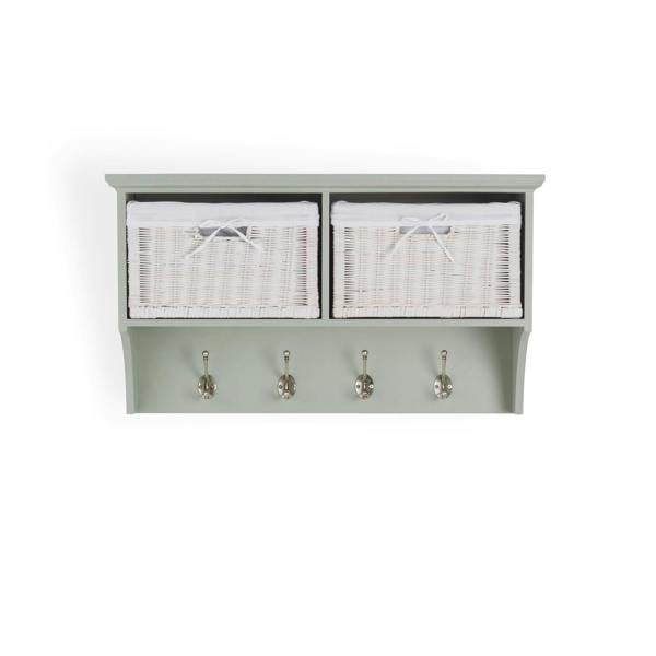 Statement Furniture Tetbury Small Hallway Set with Storage Baskets and Cushion Seat