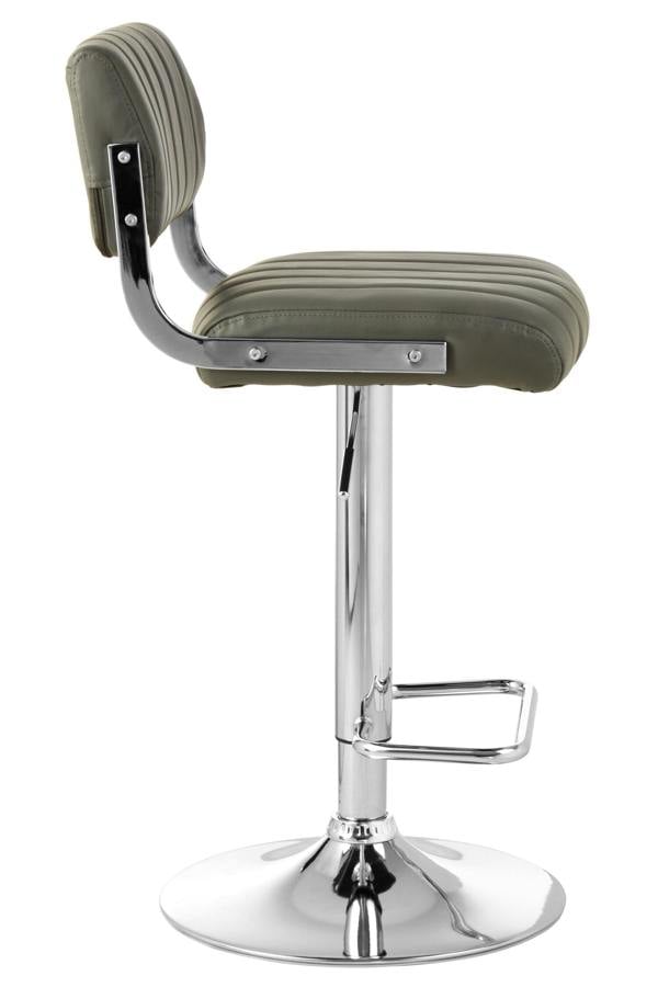 Interiors by Premier Stockholm Grey Channel Design Seat Bar Stool