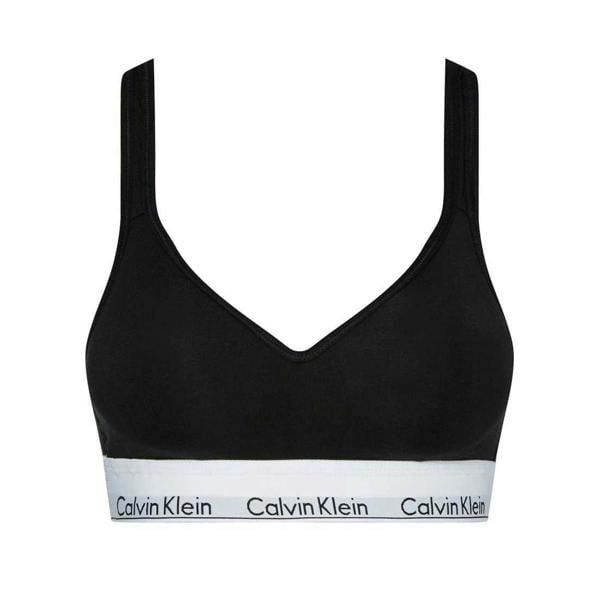 Calvin Klein Womens/Ladies Modern Cotton Blend Bralette - Black - 