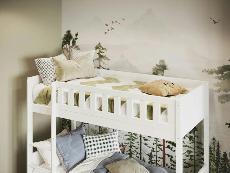 Flair Bea Shorty Wooden Bunk Bed with Trundle