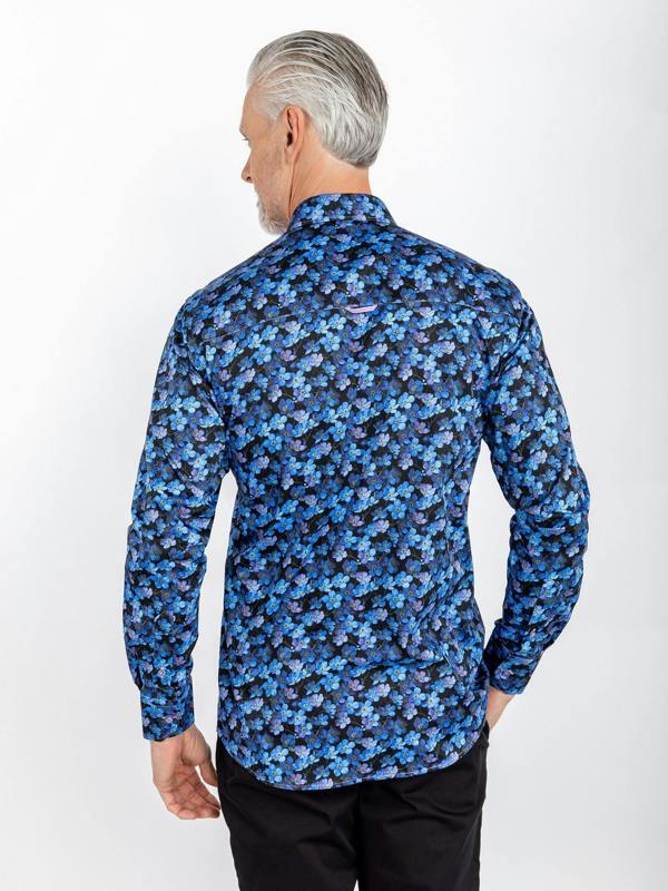 THE FORGET ME NOT GARDEN PRINT SHIRT - Claudio Lugli Shirts