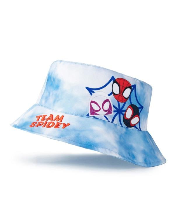 Marvel Spidey and His Amazing Friends Boys Blue Team Spidey Bucket Hat (One Size)