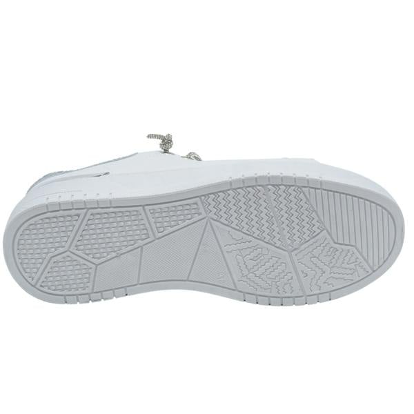 Sparkly Glitter Brilliance Trainers Silver, featuring upper: PVC
