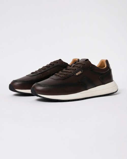 BOSS Orange Vinston_Runn_butb Mens Trainers - Dark Brown 201