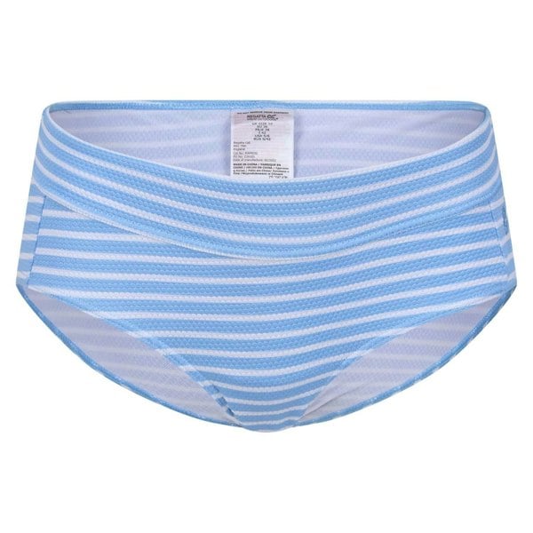 Regatta Womens Paloma Striped Swim Briefs - Blue/White