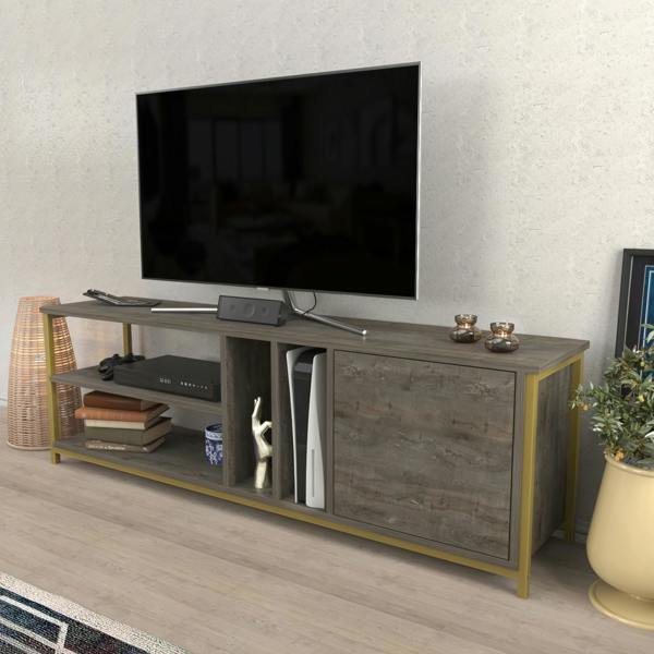 Decorotika Oneida Modern Tv Stand TV Cabinet for TV's up to 72"
