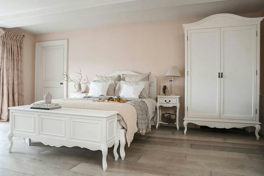 Statement Furniture Juliette Double Wardrobe French Style 2 Door Bedroom Storage