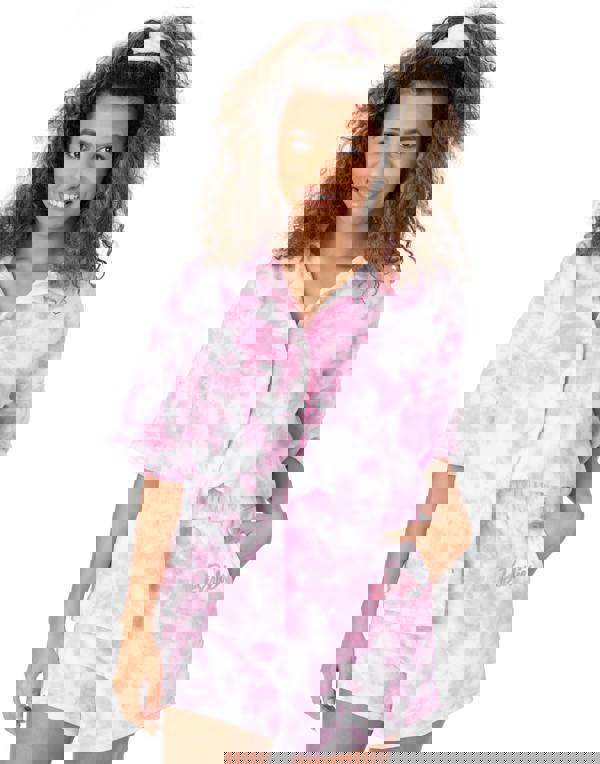 Barbie Womens Pink 3 Piece Towelling Co-ord