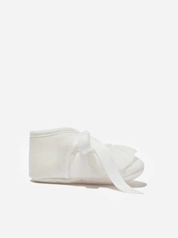 Paz Rodriguez Baby Girls Pre-Walker Shoes in Ivory