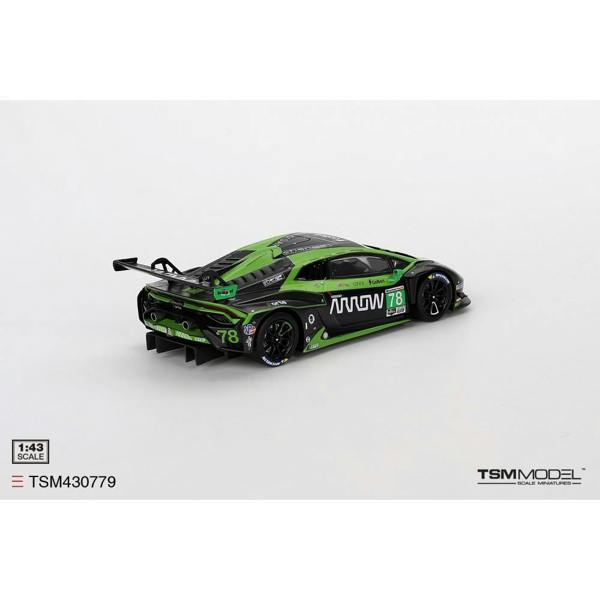 MCSlots Lamborghini Huracan GT3 EVO2 #78 Forte Racing 2023 IMSA Daytona 24Hrs 1:43 Scale TSM430779