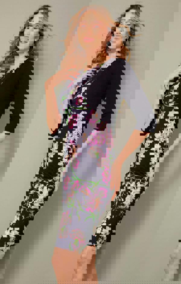 Alie Street London Pippa Shift Dress - Midnight Blossom