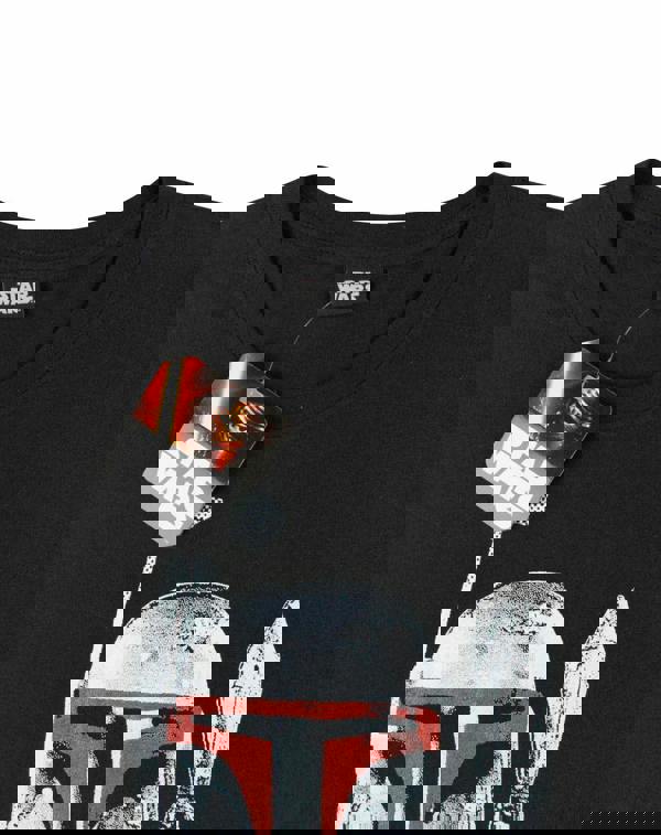 Star Wars Womens Black Boba Fett Short Sleeved T-Shirt