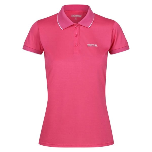 Regatta Womens/Ladies Remex II Polo Neck T-Shirt - Flamingo Pink Solid