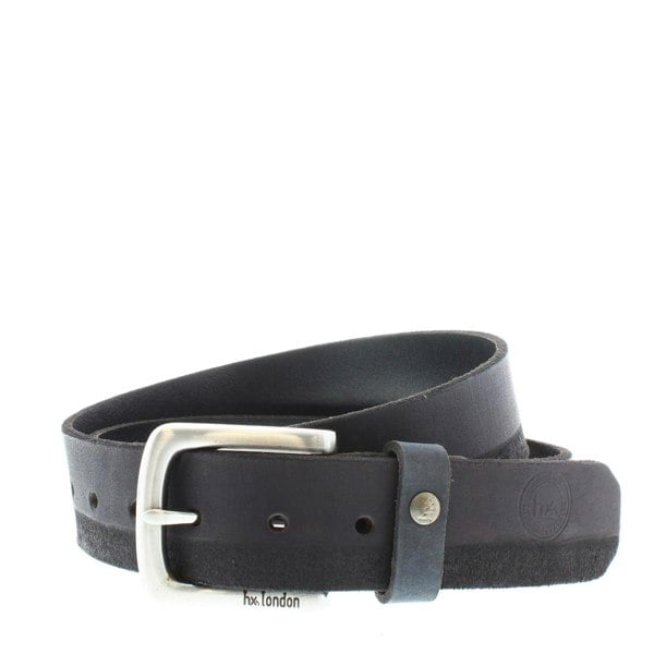 HX London Silicon Men's Leather with Suede Belt