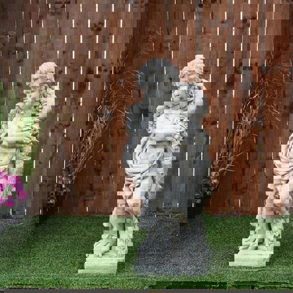 Large Cherub Statue Spring Edition