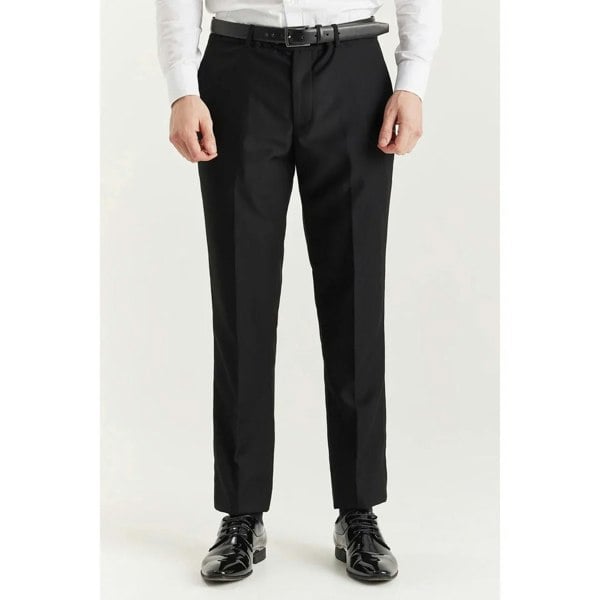 Paul Andrew Harry - Men's Black 2 Piece Double Breasted Tuxedo Suit