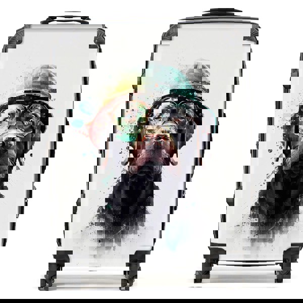 Warren Reed Labrador Retriever Dog Splashart Suitcase