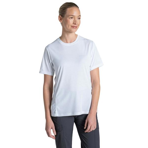 Craghoppers Womens/Ladies Nosilife T-Shirt - White - 