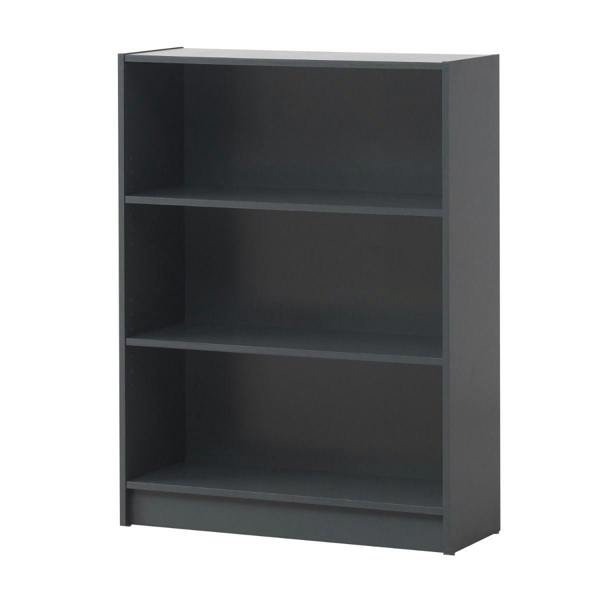 Timber Art Design 3 Tier Bookcase Wide Display Shelving Storage Unit Wood Furniture