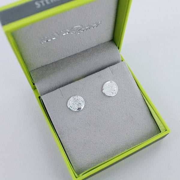 Sterling Silver Shingle Stud - Reeves & Reeves