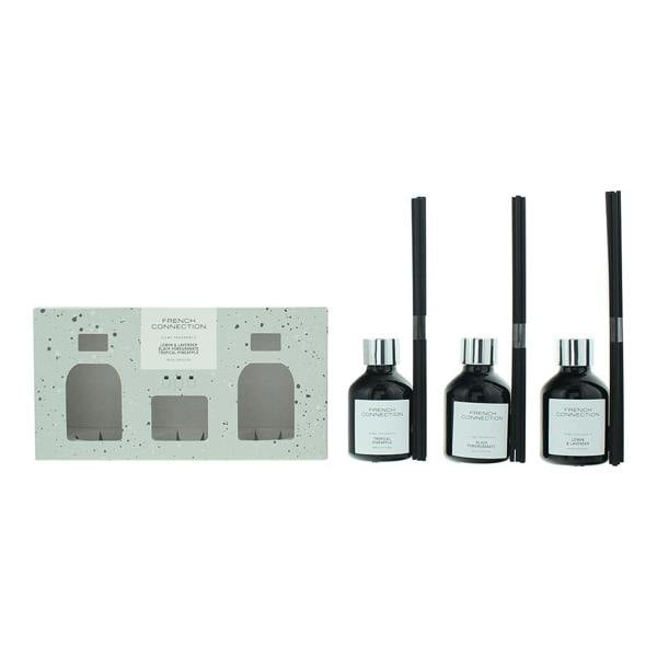 French Connection Black Collection Trio of Reed Diffusers 3 x 50ml