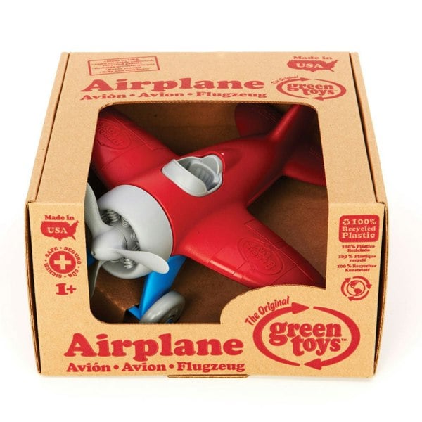 Green Toys Airplane (Red Wings)