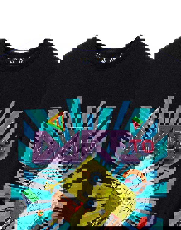 SpongeBob SquarePants Boys Black Dare To Be Square Short Sleeved T-Shirt