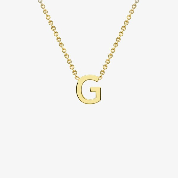 T. H. Baker 9ct Yellow Gold Mini Initial G Necklace 1.19.0156