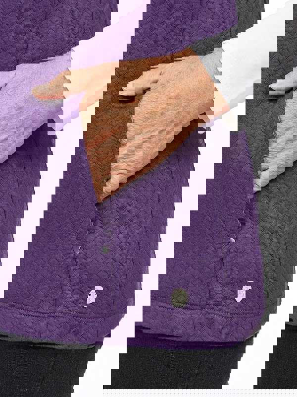 PennyPlain Lightweight Gilet - Mulberry