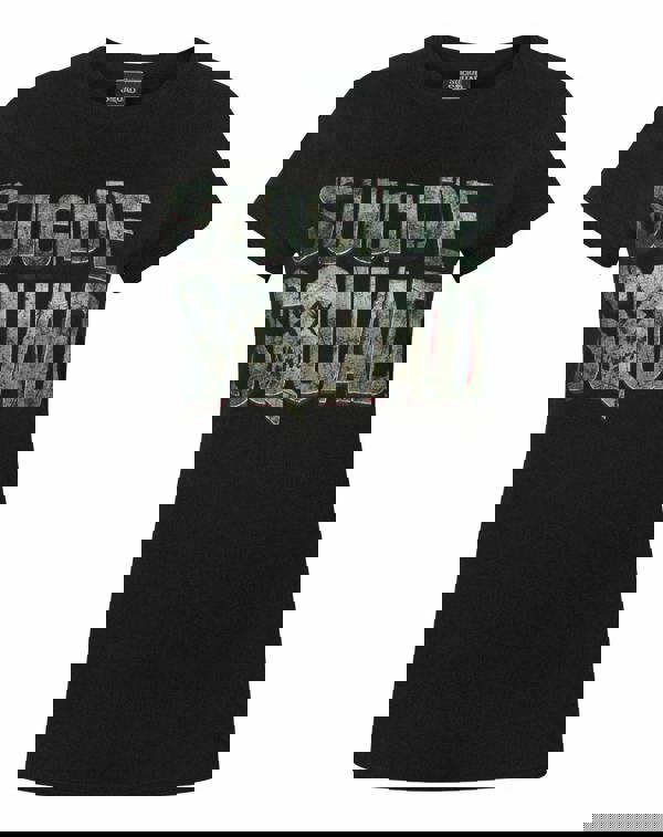 DC Comics Womens Black Logo Short Sleeved T-Shirt