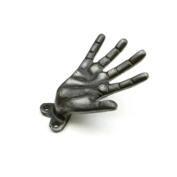 Antique Cast Iron Hand Coat Hook