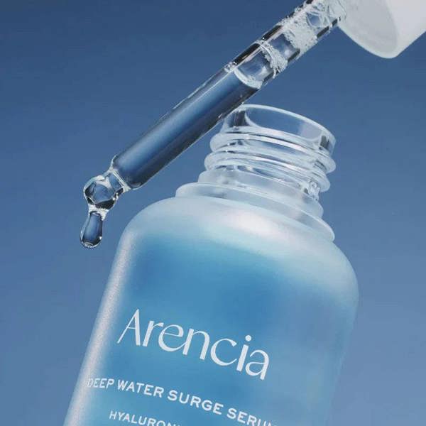 Arencia Serum for treating inner-skin dehydration, fine lines, and tightness – Deep-sea mineral Korean moisture boost from Atelier De Glow UK.