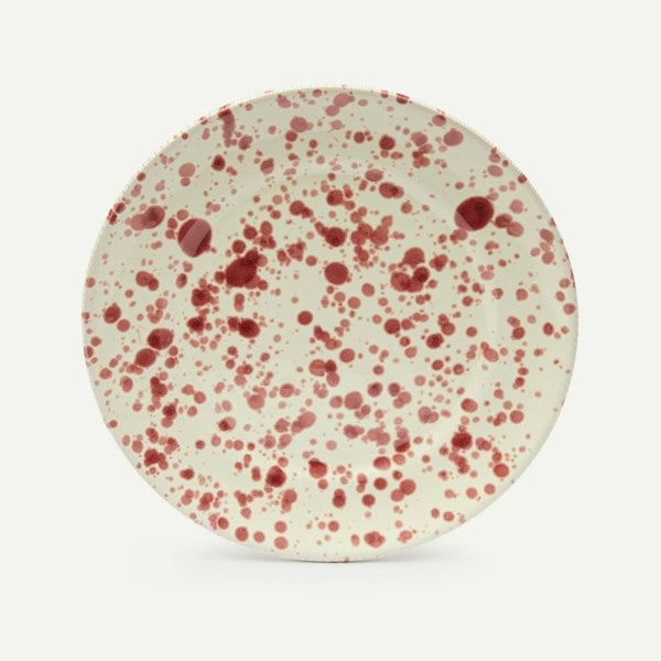 Hot Pottery Dinner Plate Cranberry