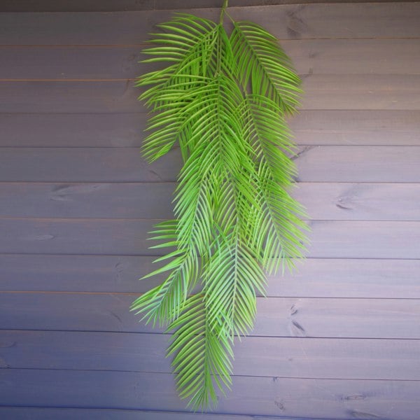 Leaf Pack of 12 x 120cm Artificial Hanging Palm Plant