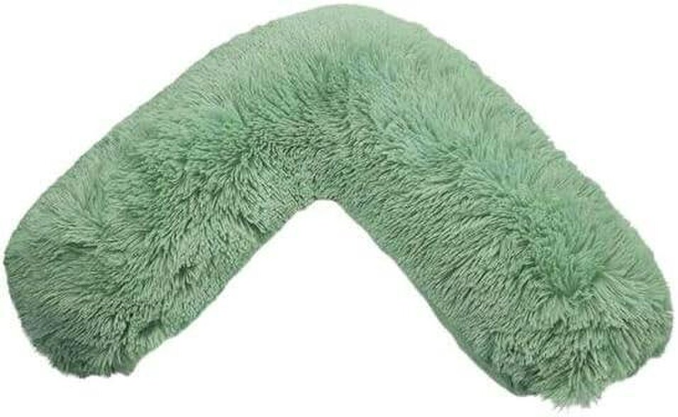 Night Zone Cuddles V Shaped Pillow – Orthopaedic Support Cushion with Case or Cover Only - Sage Green - Cover Only