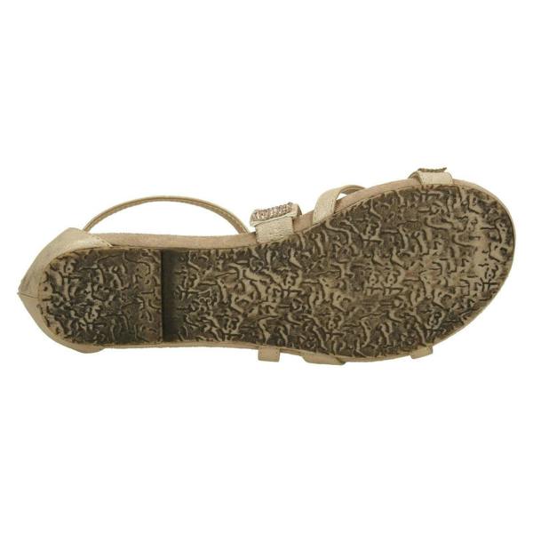 Savannah Ladies Savannah Low Wedge Diamante X Strap Sandals