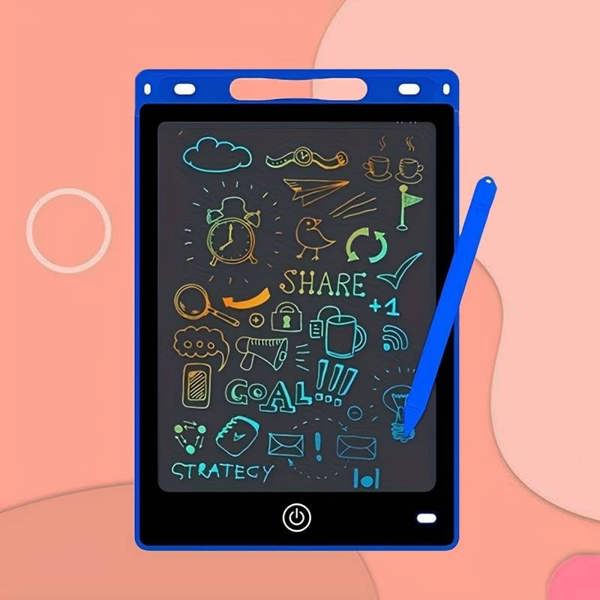 Dyzi LCD Drawing Board Colourful Writing Tablet Easy-Erase Doodle Pad