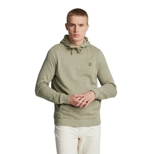 Lyle & Scott Mens Pullover Hoodie - Sage Uniform